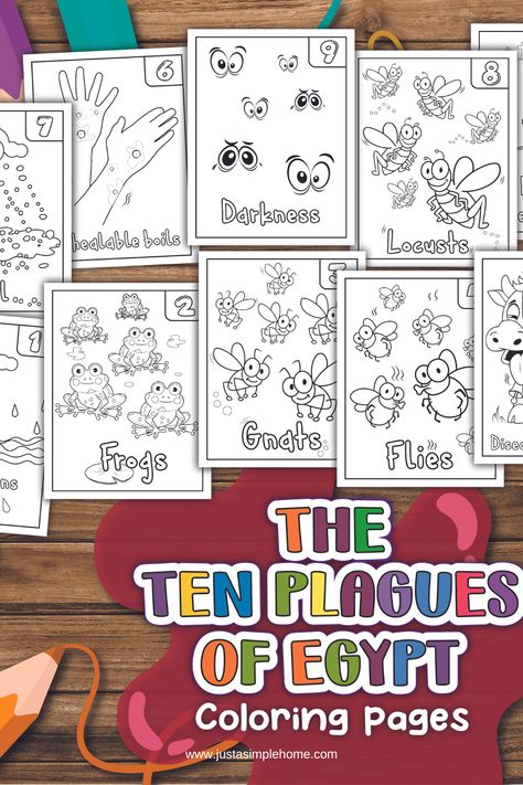 10th Plague Of Egypt Craft, Sunday School Classroom Decor, Plagues Of Egypt, 10 Plagues, Passover Crafts, Ten Plagues, Egypt Crafts, Preschool Bible Lessons, Sunday School Classroom