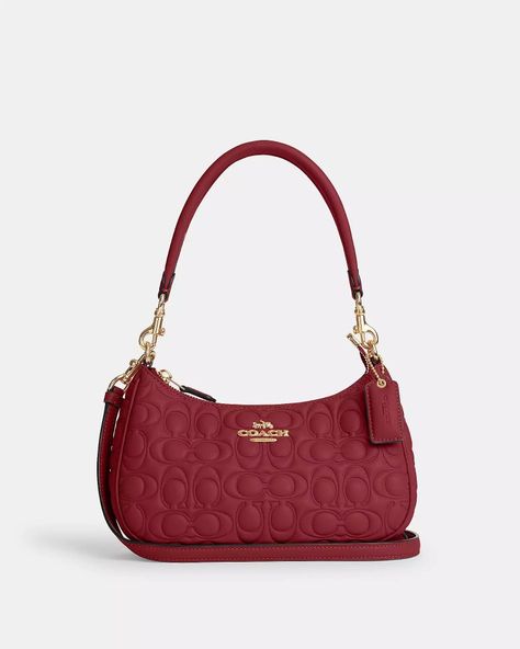 Coach Teri Shoulder Bag, Trendy Purses, My Style Bags, Luxury Bags Collection, Handbag Essentials, Girly Bags, Luxury Purses, Girly Accessories, Fancy Bags