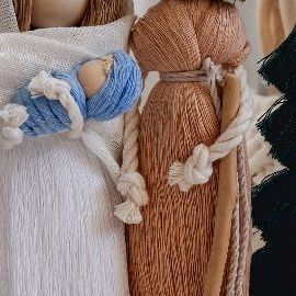 Angels Macrame, Macrame Family, The Nativity Scene, The Nativity, October 21, Nativity Scene, Family Portrait, Loved Ones, Family Portraits