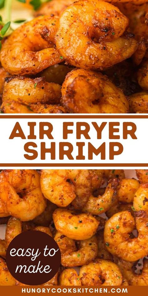 Simple, quick, and ready in 15 minutes, this air fryer shrimp recipe is perfect for busy weeknights or a fast lunch. Healthy and beginner-friendly, this versatile meal suits any dining occasion. Discover this easy air fryer recipe today! Shrimp Recipes Air Fryer Healthy, Super Easy Air Fryer Dinner, Shrimps In Air Fryer, Grilled Shrimp In Air Fryer, Airfryer Fish Recipes, Shrimp In Airfryer, Air Fried Shrimp Recipes Easy, Salmon And Shrimp Recipes Air Fryer, Deep Fryer Recipes Dinner