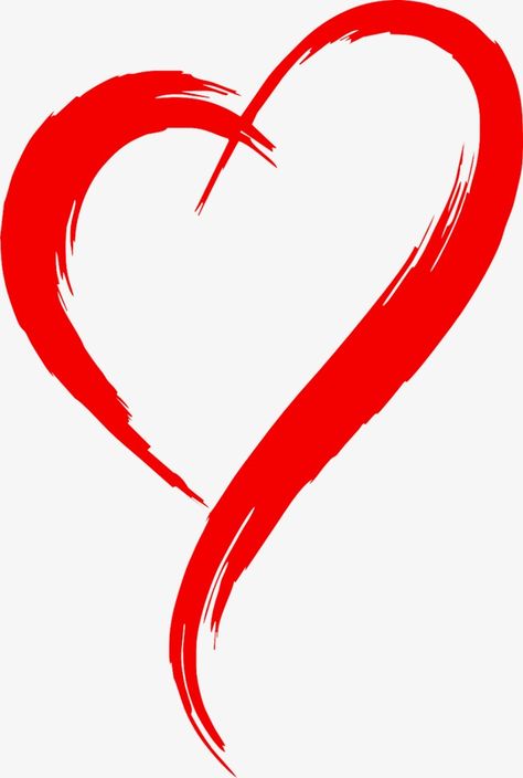 Red Heart Outline, Heart Outline Png, Red Heart Png, Hearts Images, Different Hearts, Heart Brush, Heart Shapes Template, Beautiful Heart Images, Red Png