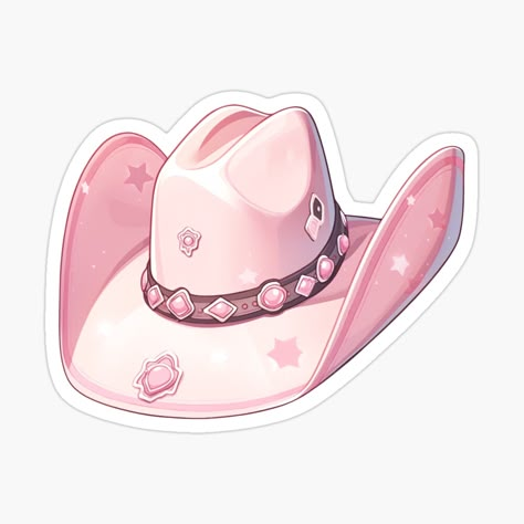 Let’s go Girls Cute Pink Cowboy Cowgirl Hat by CozyKawaiiArt | Redbubble Blue Stickers Printable, Stickers Printable Blue, Butterfly Stickers Printable, Animal Stickers Printable, Pink Stickers Printable, Stickers Printable Pink, Printable Anime Stickers, Birthday Stickers Printable, Coffee Stickers Printable