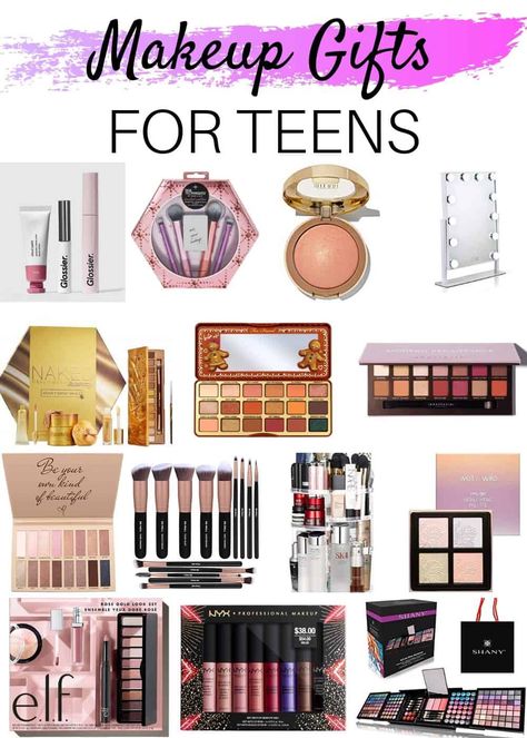 Makeup Gifts for Teens | Hottest makeup gifts for teenage girl Teenage Makeup Products, Makeup Sets For Teens, Makeup Gifts For Teens, Makeup For Teens Products, Good Makeup Products For Teens, Teen Makeup Products, Makeup For Teenagers, Makeup Teenager