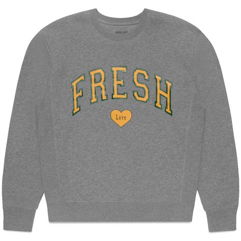 Fresh Love Merch, Varsity Crewneck, Trendy Clothing Stores, Fresh Love, Long Sleeve Streetwear, New Fashion Clothes, Christopher Sturniolo, Fashion Funny, Dr Wardrobe