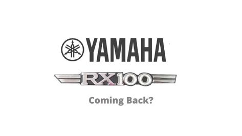 Yamaha chairman confirms the possible resurrection of the legendary nameplate Rx 100 Logo, Yamaha Rx100 Logo, Yamaha Rx 100, Mens Jeans Pockets, Rx 100, Yamaha Rx100, 100 Logo, Bike News, Retro Motorcycle