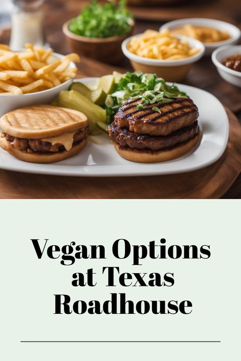 Eating out as a vegan can be challenging, but it’s becoming easier as more restaurants, like Texas Roadhouse, are offering inclusive menu options. Veganism is a growing lifestyle choice, and satisfying vegan customers with diverse and delicious dishes is important to ensure a memorable dining experience. Diet Diary, Snack Platter, Texas Food, Vegetarian Burger, Texas Roadhouse, Vegan Burger, Diet Snacks, Steamed Vegetables, Food Options