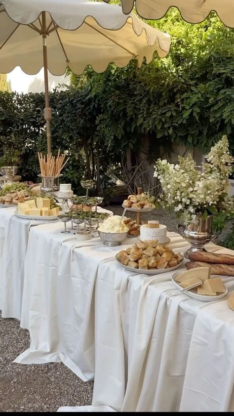 Wedding Grazing Table, Cheese And Honey, White Drapery, Engagement Dinner, Backyard Reception, Cocktail Hour Wedding, Wedding Buffet, Grazing Table, Fresh Cheese