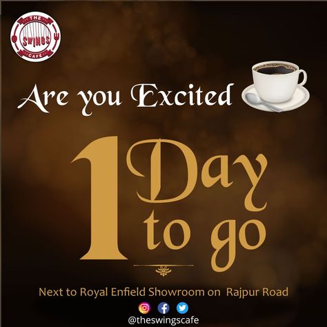 And we are almost here.😍 Just one more day to go 🤩🤩 See you tomorrow Dehradun. 🥘😋🤩🥳🥰 One More Day Countdown, One Day To Go Countdown, One More Day To Go, One Day To Go, Day Countdown, One More Day, Design Dresses, Dehradun, African Design Dresses