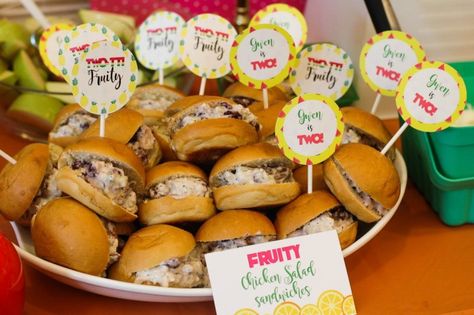 Gwen's Two-tti Fruity Birthday Party | JAMIE ERICKSEN Twotti Frutti Party Food, Tutti Fruity Party Food, Twoti Fruiti Birthday Party Food Ideas, Tootie Fruity Birthday, Tutti Frutti Birthday Party Food, Two Tti Fruity Birthday, Twotti Fruity Party Food, Twotii Fruitii, Twoti Fruiti Birthday Party