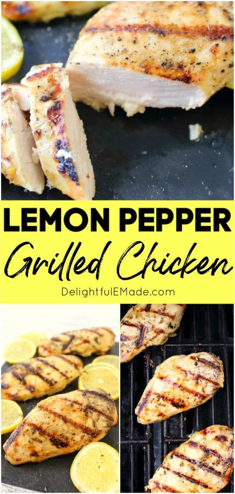 Grilled Chicken Cutlet Recipes, Keto Grilled Chicken, Lemon Pepper Chicken Meal, Lemon Chicken Marinade For The Grill, Lemon Pepper Marinade Chicken, Lemon Peper Chicken, Low Calorie Grilled Chicken, Grilled Lemon Chicken Recipes, Lemon Pepper Chicken Breast Recipe