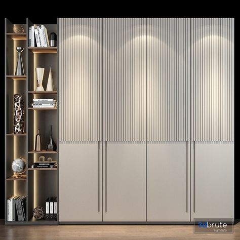 Wardrobe 143 3d model Buy Download 3dbrute Wardrobe Shutter Design, Radna Soba, Organization Wardrobe, Wardrobe Display, Wardrobe Laminate Design, Wardrobe Aesthetic, Wardrobe Design Modern, Bedroom Wardrobe Design, Wardrobe Interior