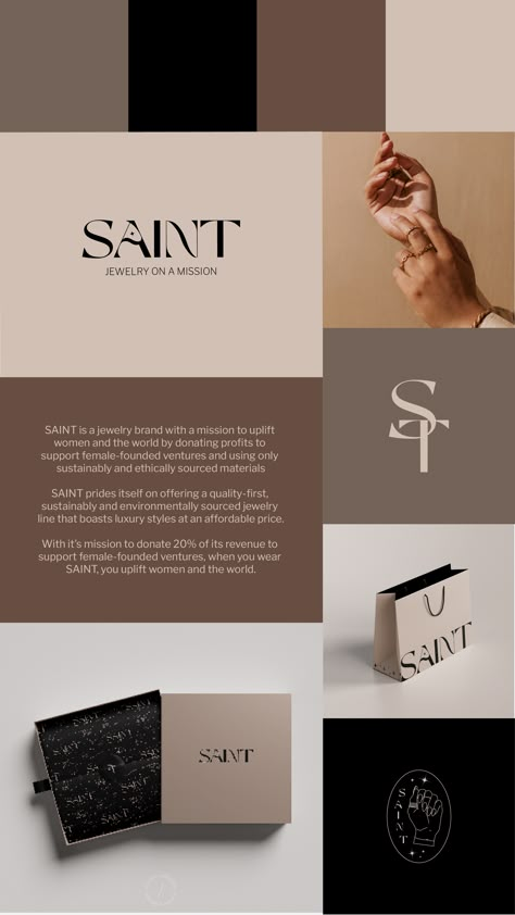 saint jewelry Store Branding Design, Jewelry Store Branding, Best Logo Maker, Store Branding, Mises En Page Design Graphique, Jewelry Logo Design, Business Branding Inspiration, Saint Jewelry, Luxury Branding Design