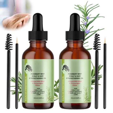 Grow Your Hair Fast with this 2pc Organic Rosemary Essential Oil for Hair Growth. Nourish and strengthen your hair with Rose Rosmarin Oil Hair Growth, Rosemary Mint Scalp & Hair Strengthening Oil with Applicator. Results visible within 1 week! Amazon.co.uk: Beauty Rosemary Scalp Oil, Rosemary Essential Oil For Hair, Rose Marry Oil For Hair Growth, Rosemary Mint Hair Oil, Rosemary Essential Oil Water For Hair Growth, Rosemary And Argan Oil Hair, Essential Oil For Hair, Hair Strengthening Oil, Rosemary Hair Growth