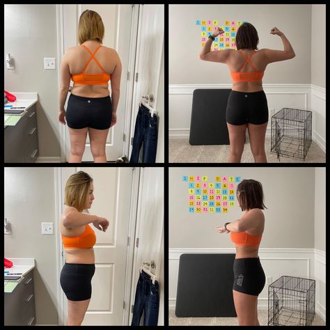 Here we have a progress pic showing a weight cut from 165 pounds to 150 pounds. That's a solid total loss of 15 pounds. Orange Theory Fitness, Orange Theory Workout, Orange Theory, 150 Pounds, Lose 15 Pounds, Fitness Progress, 150 Lbs, Progress Pictures, 4 Months