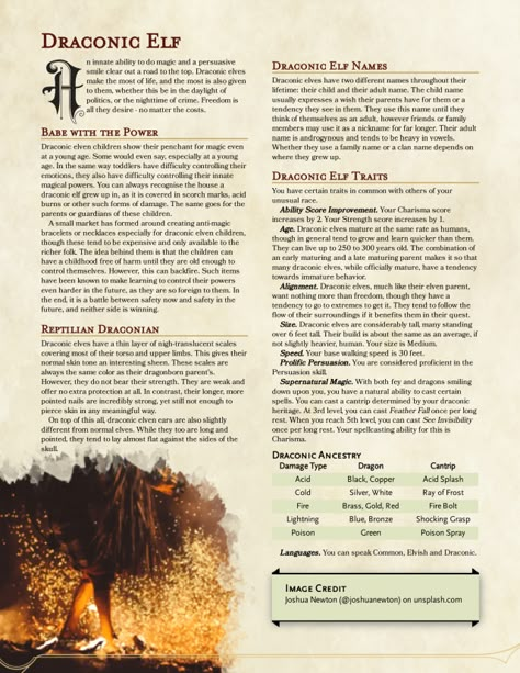 DnD 5e Homebrew — homebrewfromthevoid:  ELVEN HALF-RACES  Homebrew... Dnd Homebrew Elf Race, Dnd Elf Subrace, Races Dnd 5e, Dnd 5e Homebrew Dragonborn, Dnd Elf Races, Dnd Subclasses 5e, Dnd Half Dragonborn, Types Of Fantasy Races, Elf Subraces Dnd