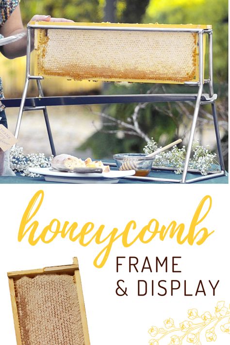 Honeycomb Display, Honey Display, Honeycomb Food, Chicken Business, Honey Bee Decor, Honey Shop, Serving Stand, Bee Creative, Memorable Wedding