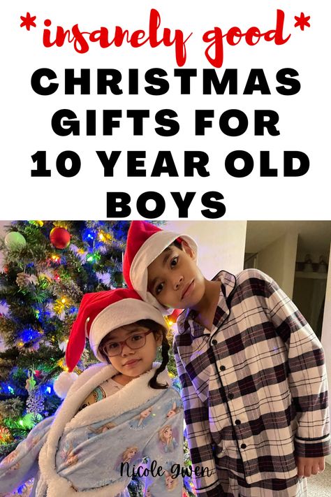 christmas gifts for 10 year old boys Ten Year Old Boy Gifts, Christmas Gifts For 10 Year Boy, Gift Ideas For 10 Year Boy, Brother Christmas Presents, Christmas Gifts For Nephews, Christmas Presents For Boys, Brother Christmas, Presents For Boys