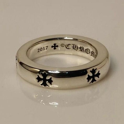 Mens Jewelry Ideas, Chrome Hearts Jewelry Aesthetic, Chrome Heart Rings, Chrome Heart Jewelry, Chrome Hearts Outfit, Chrome Hearts Tattoo, Chrome Hearts Men, Chrome Hearts Aesthetic, Chrome Hearts Rings