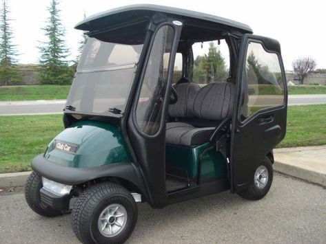 Golf Cart Enclosures | Gilchrist Golf Cars Yamaha Golf Cart Accessories, Club Car Golf Cart Accessories, Golf Cart Enclosures, Golf Cart Enclosure, Event Venue Design, Club Car Golf Cart, Yamaha Golf Carts, Custom Golf Carts, Electric Golf Cart