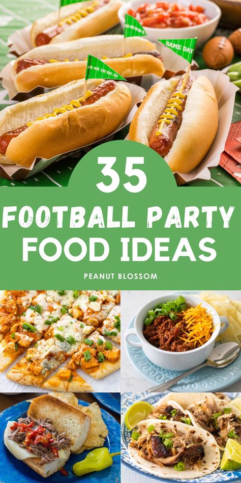 Hosting a party for the big game? Check out all the best easy football party food ideas to keep everyone fueled for all the fun. The list includes delicious hot sandwiches, easy Crockpot recipes for the buffet table, a build your own taco bar and a chili bar with all the toppings, and the best pizza recipes to serve as an appetizer or main dish. Build Your Own Taco Bar, Easy Football Party Food, Build Your Own Taco, Football Party Food Ideas, Healthy Tailgate, Healthy Tailgate Food, Guy Food, Easy Tailgate Food, Hot Sandwiches