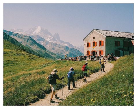 2 years ago this week I hiked the Tour du Mont Blanc with @ynorthdakota. 160km over 11 days through France, Italy and Switzerland. Still easily one of the best things i’ve ever done, and have been constantly going back to the alps every year to feel the thrill of the mountains again. So excited for more exploring and multi day treks these next months 🥰 Photos are a mixture of digital and film. Sony A7 RIV + Olympus Mju I. #avibrantlifeoutdoors #tourdumontblanc Olympus Mju, Travel Industry, Future Life, Great Photos, Landscape Photography, Around The Worlds, Jade, Hiking, Walking