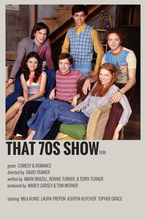 That 70s Show Minimalist Poster #that70sshow #poster Show Minimalist Poster, Netflix Alternative, Show Movie Poster, That 70s Show Aesthetic, Cinema Aesthetic, Sean Leonard, 70 Show, 70s Show, Show Movie