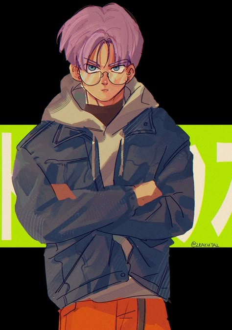 #Trunks #Fanart Trunks Fanart, Purple Hair, Anime Character, Dragon Ball, Purple, Twitter, Hair, Anime