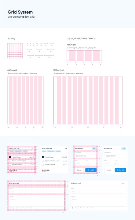 Web Design Grid Layout, Web Design System, Grid System Layout, Grid System Design, Web Layout Grid, Design Grid System, Website Grid, Grid Web Design, Figma Web Design