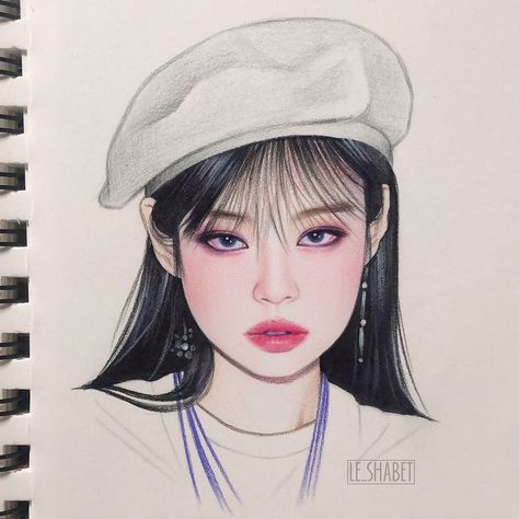 Girl Drawing Sketches, Celebrity Drawings, Beauty Art Drawings, Kpop Drawings, Art Painting Gallery, Easy Drawings Sketches, Korean Art, Pencil Art Drawings, Bts Drawings