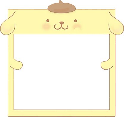 Sanrio Border, Sanrio Border Design, Sanrio Polaroid Frame, Kawaii Frame Png, Pompompurin Notepad, Photo Video Editing, Polaroid Frame, Video Editing Apps, Creative Community