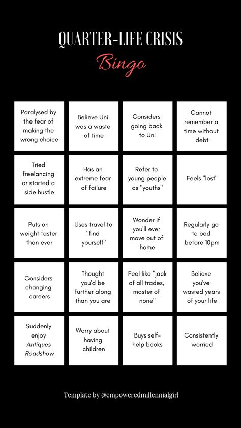 Struggling with a quarter-life crisis? I know how you feel. Feel free to use this template on Instagram or click to find out how I got through my quarter-life crisis with tips for you too. This is a career advice and personal growth article outlining how I dealt with my quarter-life crisis, the strategies that helped me and how I chose a new career path. #quarterlifecrisis #careerchange Quarter Of A Century Birthday Ideas, Quarter Century Birthday, Quarter Life Crisis Quotes, Personality Crisis, 25th Bday, Passionate Person, Quarter Life Crisis, Life Crisis, Career Tips