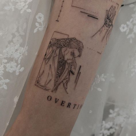 „Where moderate effort will suffice, use moderate effort.“ - Nanami Kento ☽ done @moonatelier.tattoo ☾ #viennatattoo #animetattoo #jujutsukaisen #jjk #nanami #mangatattoo Nanami Kento Tattoo, Nanami Tattoo, Jjk Tattoo Ideas, Jjk Tattoo, Jjk Nanami, Manga Tattoo, Nanami Kento, Anime Tattoos, Tattoo Inspo