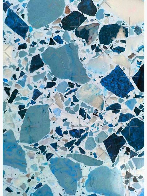 Blue Terrazzo Texture, Terrazo Flooring, Franchise Design, Glossy Kitchen, Blue Terrazzo, Terrazzo Texture, Japan Architecture, Terrazzo Tile, Ceramic Texture