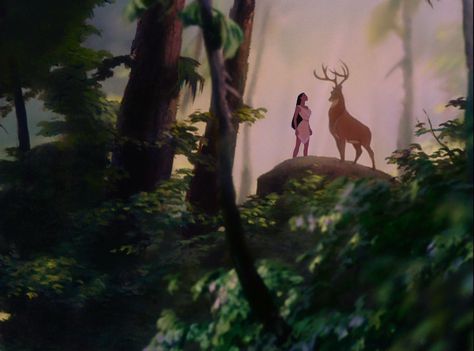 Great Prince of the Forest and Pocahontas by https://artwra.deviantart.com on @DeviantArt Bambi Film, Bambi 1942, Bambi Characters, Perang Dunia Ii, Grand Prince, Bambi Disney, Disney Paintings, Forest Tattoos, Disney Songs