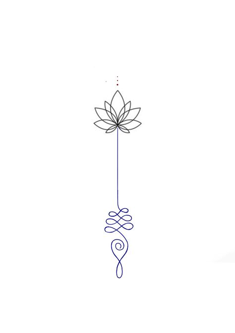 Unalome With Lotus Tattoo Female Design, Unalome Tattoo With Lotus Flower, Lotus Fine Line Tattoo, Unalome Tattoo Placement, Unalome Tattoo Female Design, Unalome Lotus Tattoo, Le Tattoo, Lotus Tattoo Design, Flower Wrist Tattoos