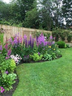 My best advice on choosing the right colour for your fence is do your homework on just the maintenance. You might save yourself some time, money and hassle. Just sayin. Garden Flower Beds, Walled Garden, Landscape Designs, The Secret Garden, Garden Borders, Flower Bed, Flowers Garden, Garden Cottage, Back Garden