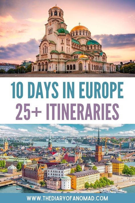 Europe travel inspiration, 10 days in Europe Perfect Europe Itinerary, Quick European Trips, 12 Days In Europe Itinerary, Multi City Europe Trip, Europe Trip Itinerary 10 Days, 10 Days Europe Itinerary, Western Europe Itinerary, Europe Vacation Itinerary, Europe Trip Ideas