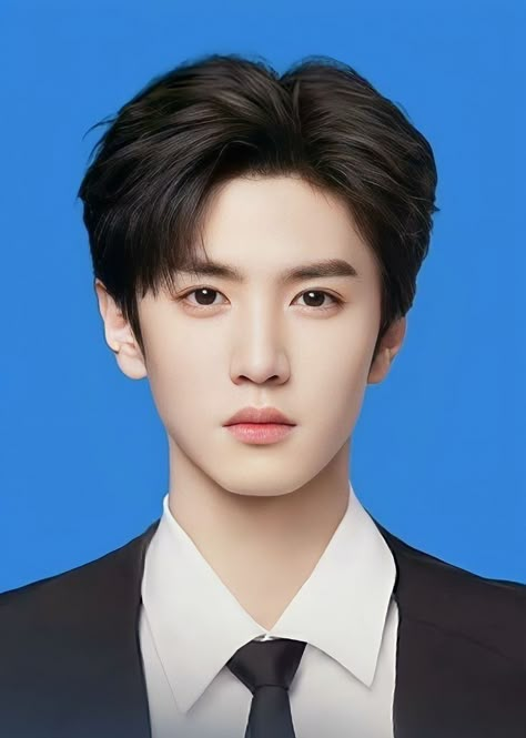 Formal Id Picture, Chen Zhen Yuan, Most Handsome Korean Actors, Actors Funny, Chen Zheyuan, Chen Zhe Yuan, Hidden Love, Ideal Boyfriend, Handsome Actors