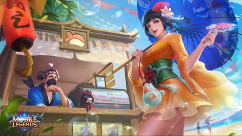 ArtStation - Kagura, Hayabusa: Summer Festival, Sushi Master, - LASSO - Kagura Summer, Bruno Mobile Legends, Sushi Master, Alucard Mobile Legends, Legend Wallpaper, The Legend Of Heroes, Good Anime To Watch, Fair Play, Mobile Legend