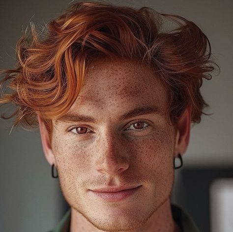 Handsome Red Hair Man, Mens Hairstyles Redhead, Male Model Red Hair, Ginger Men Hair, Male Face Claims Red Hair, Red Hair Man Character Art, Ginger Hair Men Aesthetic, Strawberry Blonde Men, Men With Auburn Hair