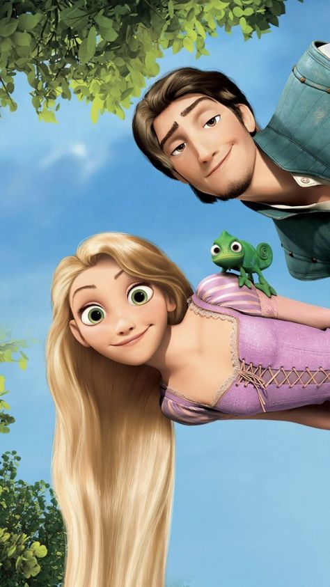 Tangled Lockscreen Iphone, Rapunzel Wallpaper Iphone, Rapunzel And Eugene Wallpaper, Rapanzul Aesthetic, Rapunzel Y Flynn, Flynn Rider And Rapunzel, Tangled Wallpaper, Disney Movie Art, Rapunzel And Eugene