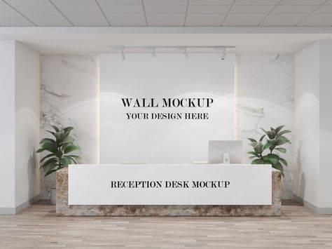 Futuristic Reception, Lawyer Office Design, Office Reception Table Design, White Reception Desk, Dentist Office Design, Waiting Room Design, White Reception, Office Reception Area, Dental Office Design Interiors