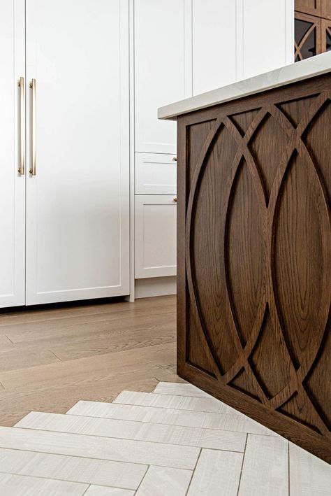 Wood Tile Combination Floor, Tiles That Go With Wood Floors, Kitchen Tile And Wood Floor Transition, Bathroom To Bedroom Floor Transition, Kitchen Floor Tile And Wood, Kitchen Floor Tile To Wood Transition, Herringbone Tile To Wood Transition, Herringbone Tile Transition, Tile Wood Transition Kitchen