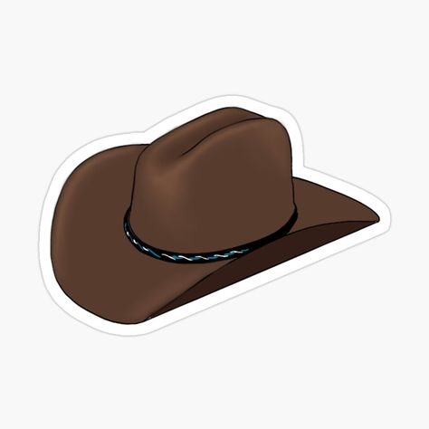 Cowboy Hat Sticker, Sombrero Cowboy, Zach Bryan, Cowboy Hat, Mary Kay, Cowboy Hats, Cow, Cowboy, Hats