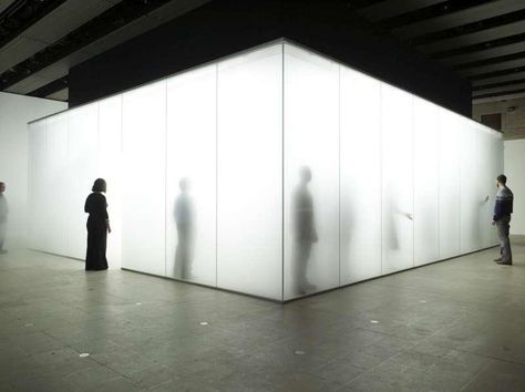 Antony Gormley -  Blind Light 2007 Hayward Gallery, Antony Gormley, Exhibition Space, Sculpture Installation, Light Installation, Stage Design, Exhibition Design, Light Art, Installation Art