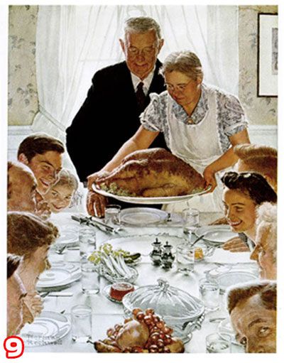 Love this Rockwell illustration? Let us know by liking or repinning it. ("Freedom From Want," March 6,1943) Norman Rockwell Thanksgiving, Freedom From Want, Saturday Evening Post Covers, Rockwell Paintings, Heirloom Recipes, Saturday Evening Post, Thanksgiving Theme, People Of Interest, Thanksgiving Family