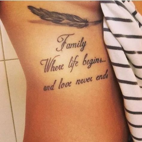 Family Tattoo Quotes, Family First Tattoo, Family Quotes Tattoos, Tattoo Quotes For Men, Good Tattoo Quotes, Family Tattoo Designs, Family Tattoo, Inspiration Tattoos, Cat Tattoos