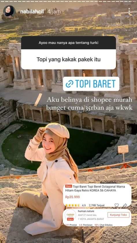 Nama Olshop Inspirasi Fashion, Outfit Ngampus Hijab, Outfit Ngampus, Racun Shopee, Outfit Hijab, Ootd Hijab, Hijab Outfit, Cute Quotes, Online Shop