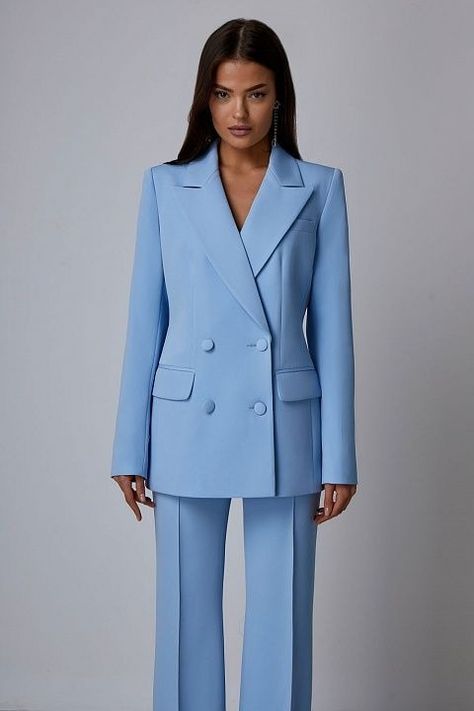 LN Family new women clothing online store Suit Graduation, Lady Suits, Dresses For Everyday, Royal Blue Suit, Woman Suit, Pant Suits, Woman Suit Fashion, Pantsuits For Women, Sheer Skirt