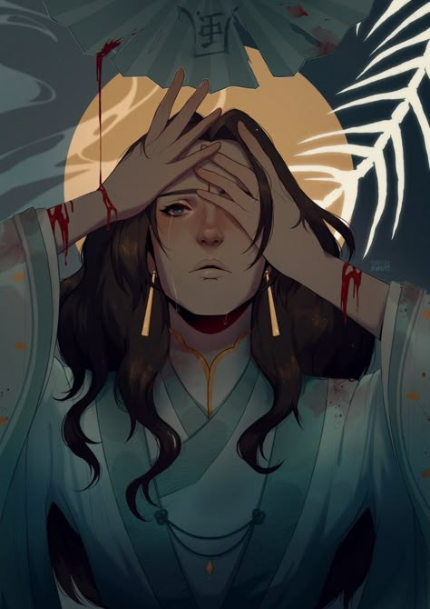 He Xuan Tgcf, Stain Aesthetic, Beefleaf Tgcf, Tgcf Fanart, Heavens Official Blessing, Heaven Officials Blessing, Fall From Grace, Hua Cheng, Heaven Official's Blessing